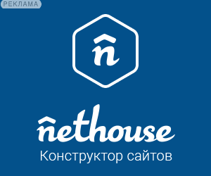 Nethouse популярный российский конструктор сайтов